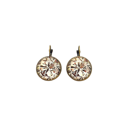 earrings bronze diamont2